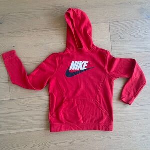 Boys Nike Fleece Hoodie Red